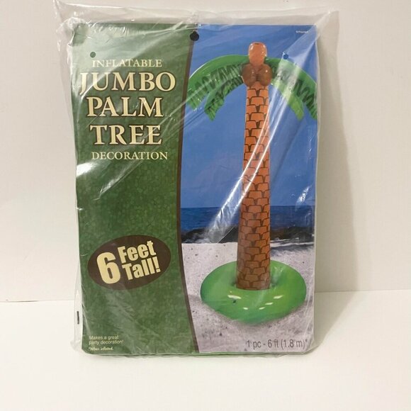 Inflatable Jumbo Palm Tree Decoration 6 Feet Tall - Picture 13 of 13